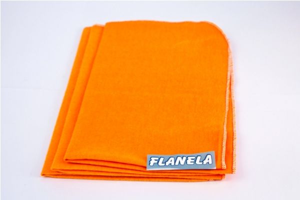 FLANELA LARANJA 38X58